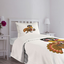 Sport Themed Cartoon Bedspread Set