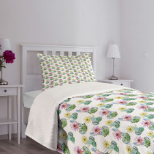 Watercolor Spring Season Bedspread Set