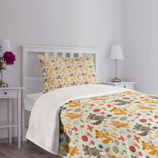 Forest Life Bedspread Set