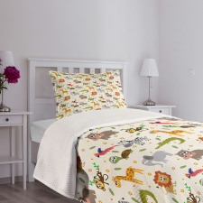 Childish Fauna Bedspread Set