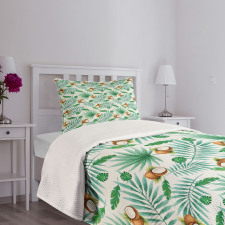 Coconut Aloha Hawaii Bedspread Set