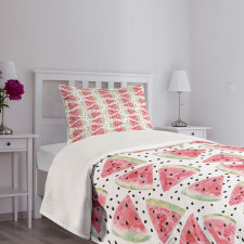 Pieces of Watermelon Bedspread Set