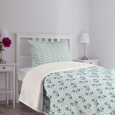 Ocean Drop Navy Rope Bedspread Set