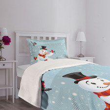 New Year's Eve Birds Bedspread Set