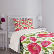 Leaves and Petals Romance Bedspread Set