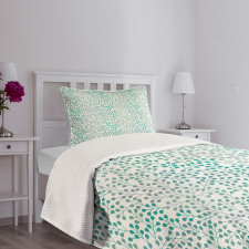 Flowery Branches Buds Bedspread Set