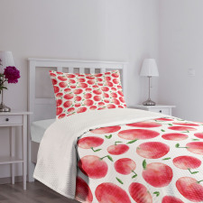 Watercolor Art Harvest Bedspread Set