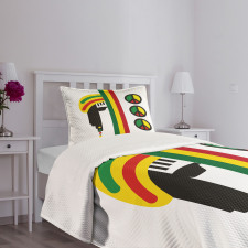 Minimalist Rastaman Bedspread Set