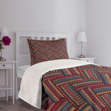 Herringbone Lines Bedspread Set