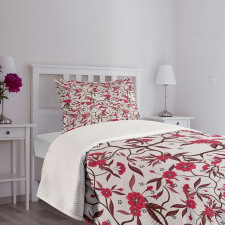 Blooming Spring Branches Bedspread Set