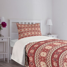 Scandinavian Xmas Snow Bedspread Set