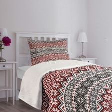 Cultural Christmas Theme Bedspread Set