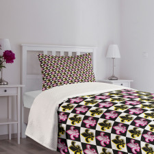 Checkered Pop Art Bedspread Set