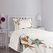 Floral Frame Bedspread Set