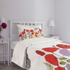 Nature Scene Fauna Bedspread Set