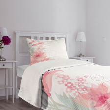 Romance Watercolor Bedspread Set