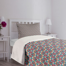 Oriental Pattern Bedspread Set