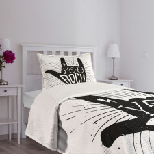 You Rock Words Art Bedspread Set