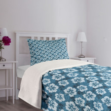 Exotic Hawaiian Hibiscus Bedspread Set