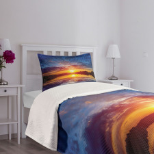 Dreamy Sunset Scenery Bedspread Set