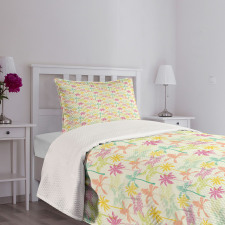 Silhouettes in Color Bedspread Set