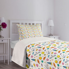 Cartoon Shooting Star Bedspread Set