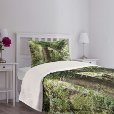 Lush Foliage Jungle Bedspread Set