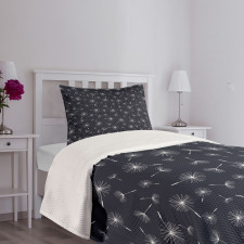 Floral Background Bedspread Set