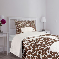 Hot Cup on Arabica Beans Bedspread Set