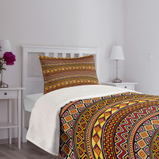 Diamond Zigzag Triangle Bedspread Set