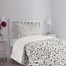 Notes and Chord Bedspread Set