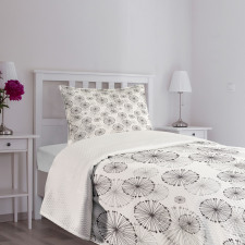 Dandelion Motif Bedspread Set