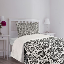 Simple Flower Bedspread Set