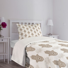 Mandala Inspired Motif Bedspread Set