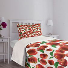 Autumn Season Fruits Bedspread Set