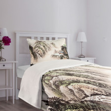 Watercolor Valley Bedspread Set