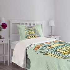 Happiness Theme Cartoon Bedspread Set