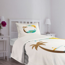 Tropic Paradise Summer Bedspread Set