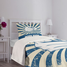 Pointing Finger Bedspread Set