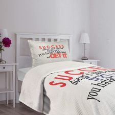 Hardwork Success Bedspread Set