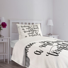 Self Esteem Expression Bedspread Set