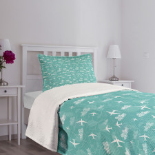 Disoriented Jet Flight Bedspread Set