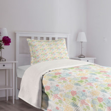 Trace Style Flora Fauna Bedspread Set