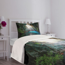 Melissani Lake Kefalonia Bedspread Set