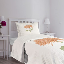 Retro Blooming Nature Bedspread Set