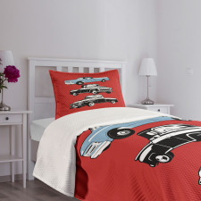 Inner City Transportation Bedspread Set