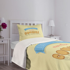 Vanilla Cookies Bedspread Set