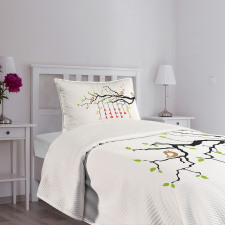 Couple of Birds Bedspread Set