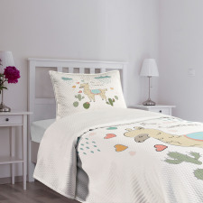 Abstract Animal Bedspread Set