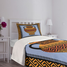 Traditional Amphora Bedspread Set